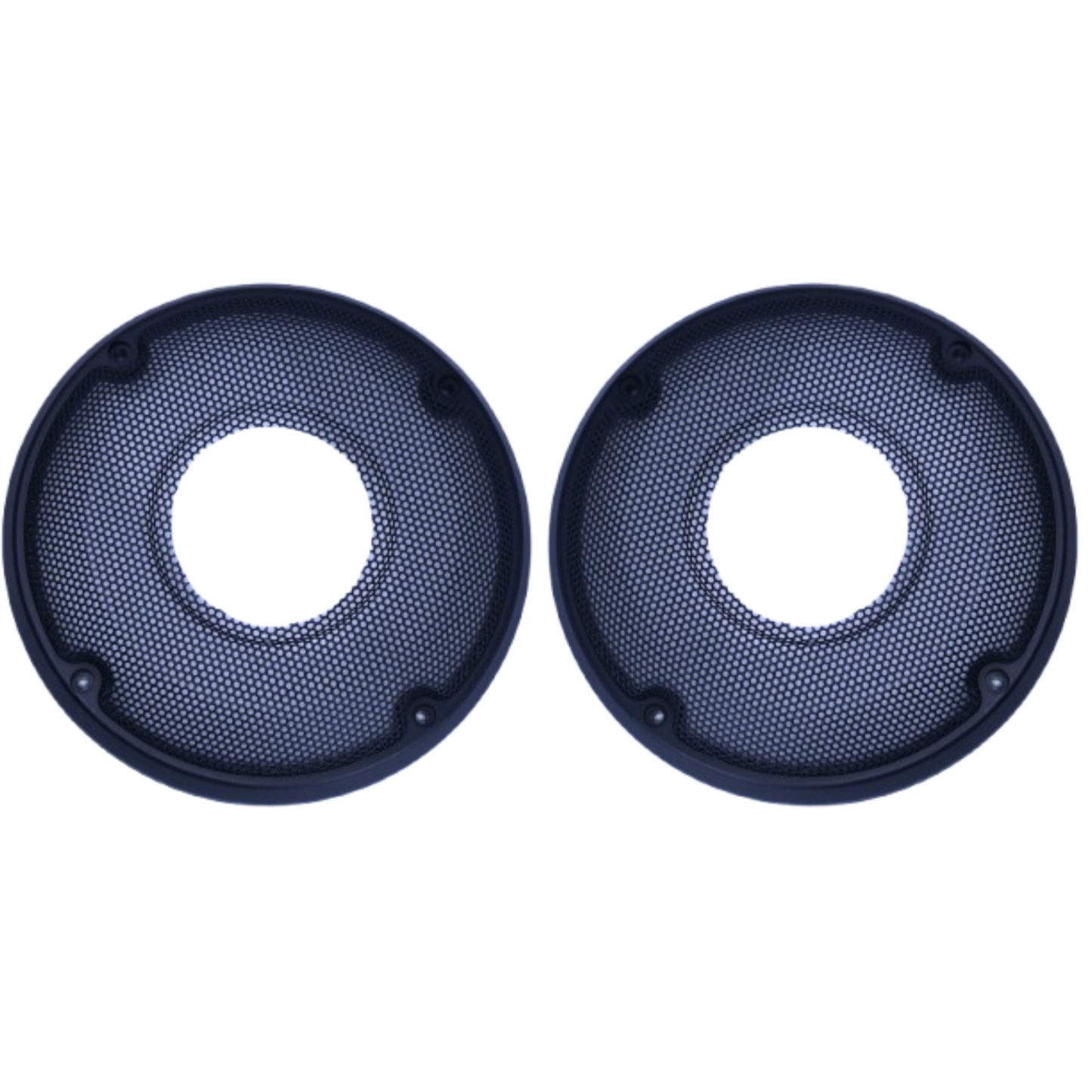 GR65-SS (6.5" Universal Round Harley Speaker Grills W/ TW Hole)