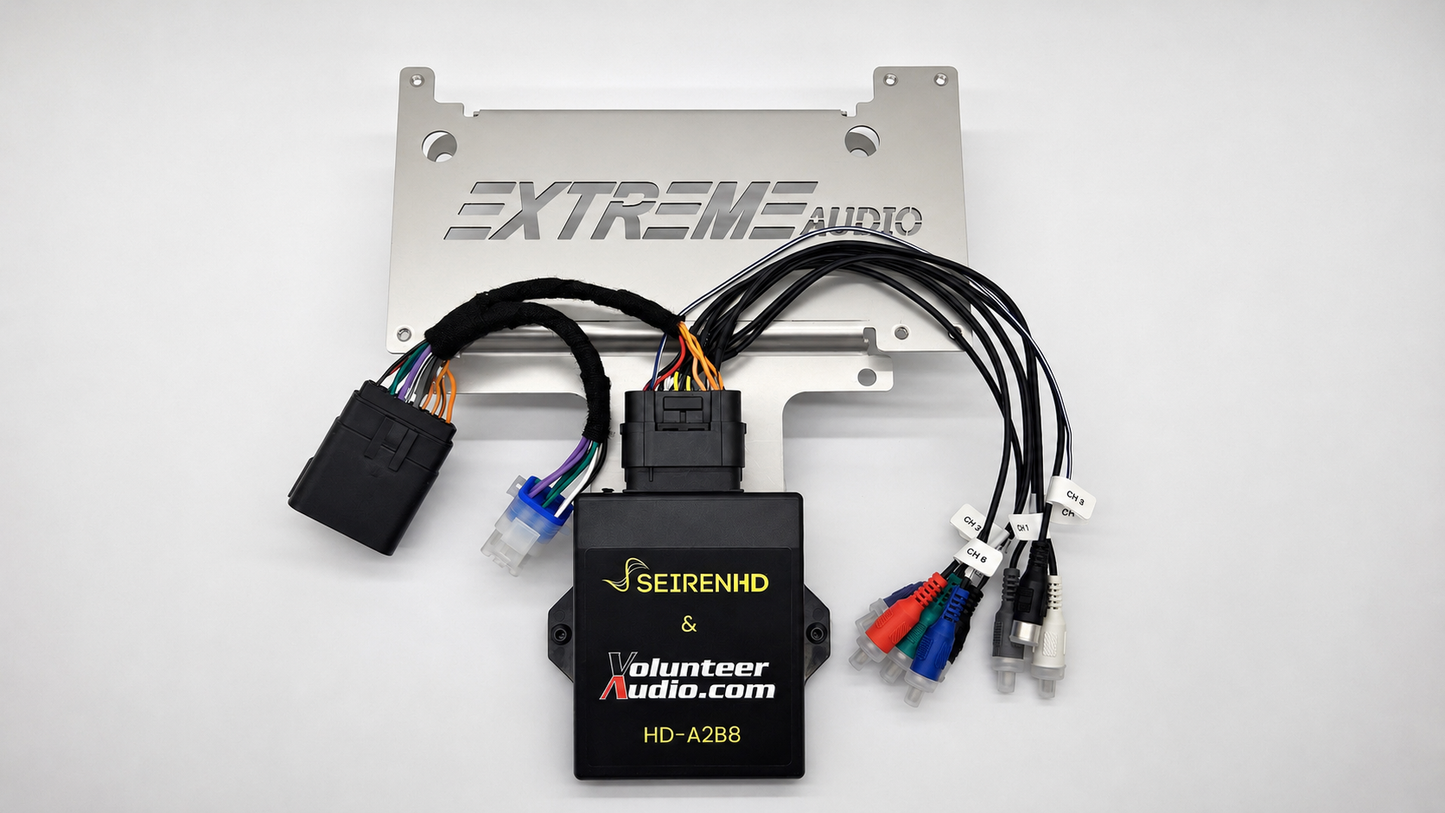 HD-EXT-24RG | Road Glide® Plug & Play Extreme Audio Amplifier Wiring Kit With Amp Mount (2024+)