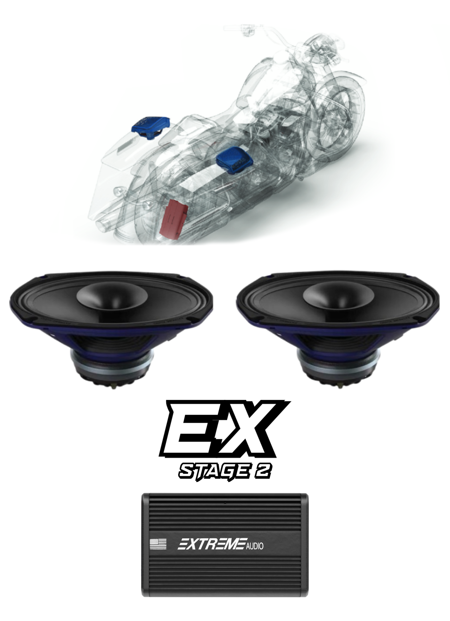Road King® | "EX" Plug & Play Audio Kit (1998-2013)