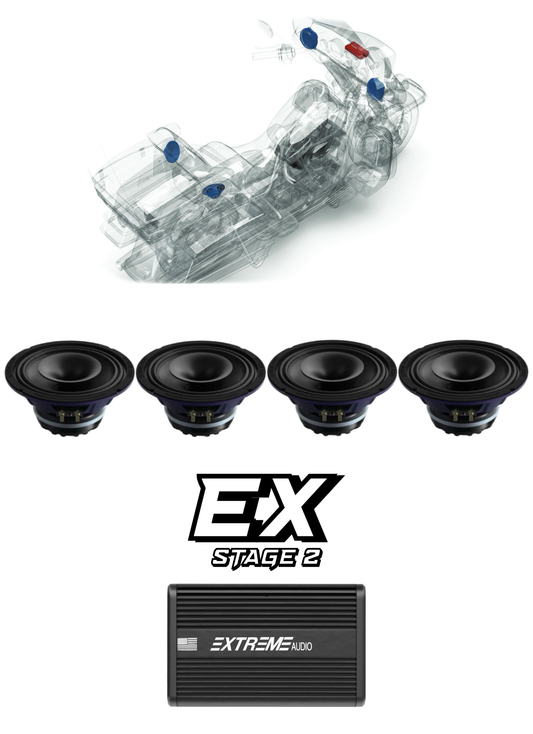 Tri Glide® | STAGE 2 | "EX" Plug & Play Audio Kit (2014-2023)