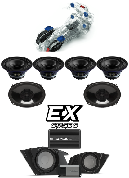 Street Glide® | STAGE 5 | "EX" Plug & Play Audio Kit (2014-2023)