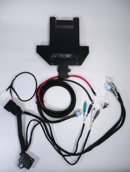 HD-EXT-14RG | Road Glide® Plug & Play Extreme Audio Amplifier Wiring Kit With Amp Mount (2014-2023)