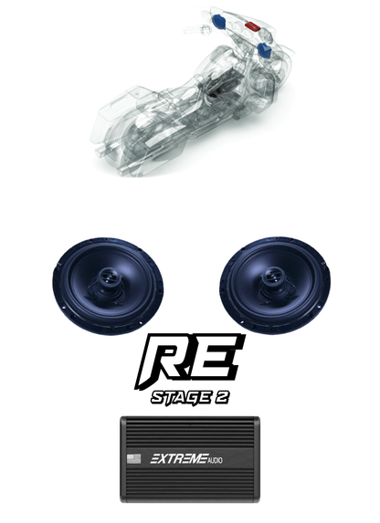 Street Glide® | STAGE 2 | "RE" Plug & Play Audio Kit (1998-2013)