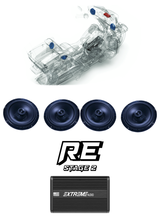Tri Glide® | STAGE 2 | "RE" Plug & Play Audio Kit (2014-2023)