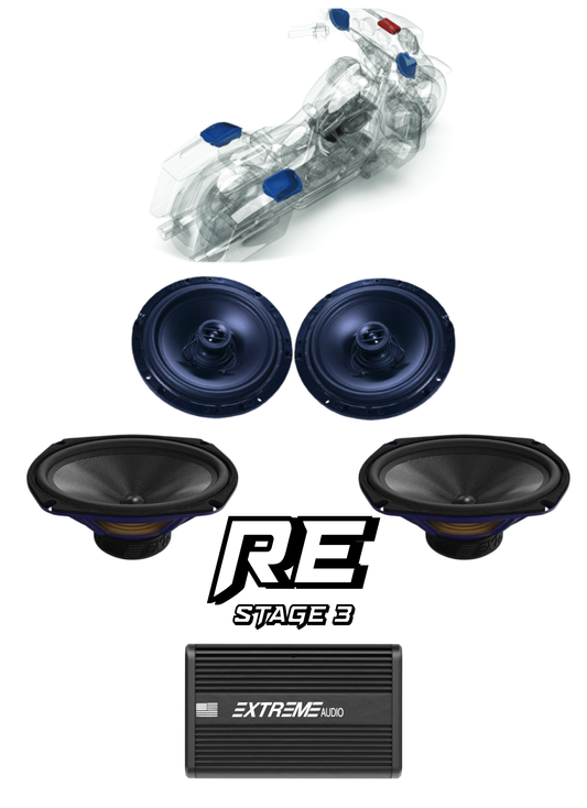 Street Glide® | STAGE 3 | "RE" Plug & Play Audio Kit (2014-2023)