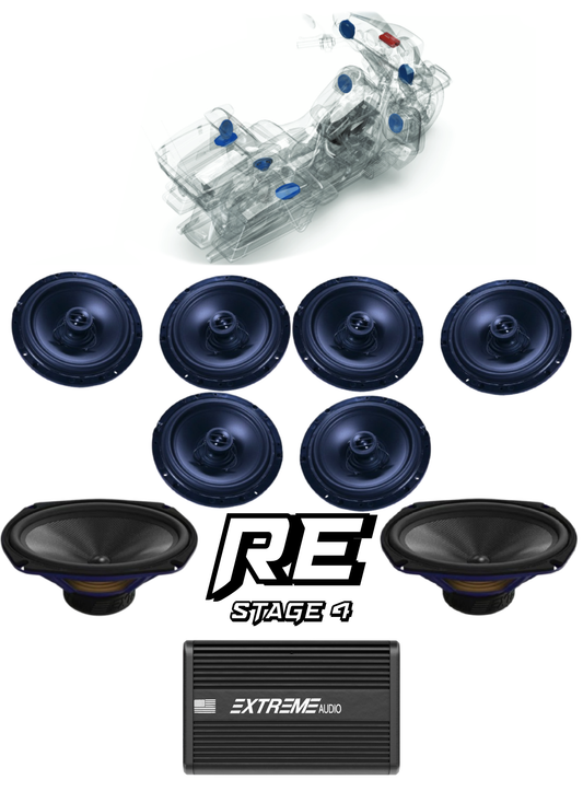 CVO® | Road Glide® | STAGE 4 | "RE" Plug & Play Audio Kit (2014-2023)
