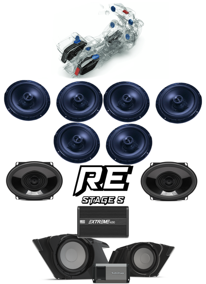 CVO® | Street Glide® | STAGE 5 | "RE" Plug & Play Audio Kit (2014-2023)