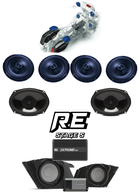 Street Glide® | STAGE 5 | "RE" Plug & Play Audio Kit (2014-2023)