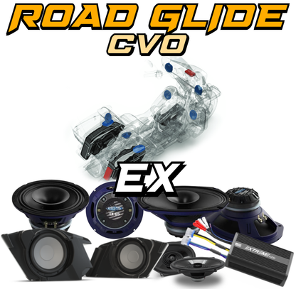 CVO® | Road Glide® | "EX" Plug & Play Speaker Kit (2014-2023)