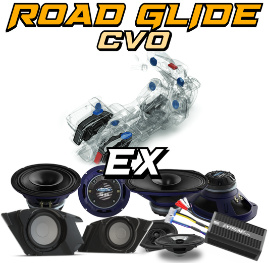 CVO® | Road Glide® | "EX" Plug & Play Speaker Kit (2014-2023)