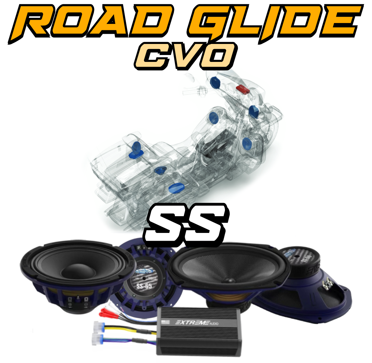 CVO® | Road Glide® | "SS" Plug & Play Speaker Kit (2024+)