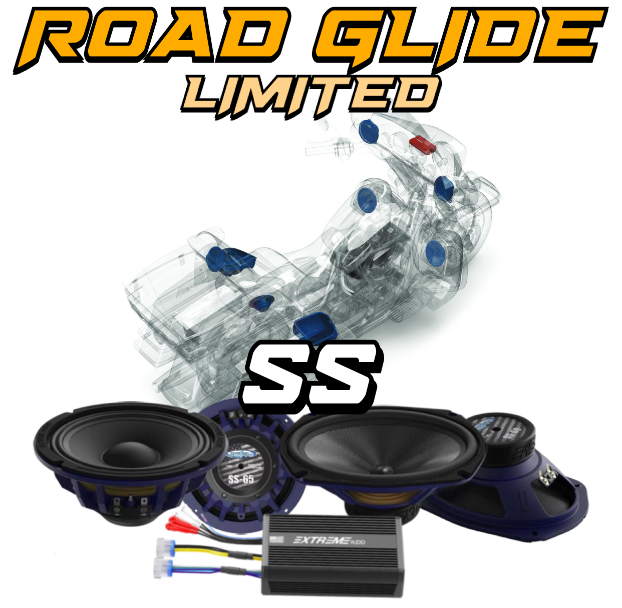 Road Glide® | Limited | "SS" Plug & Play Speaker Kit (2024+)
