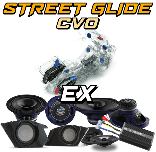 CVO® | Street Glide® | "EX" Plug & Play Speaker Kit (2014-2023)