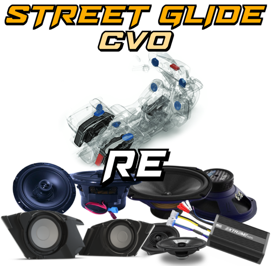 CVO® | Street Glide® | "RE" Plug & Play Speaker Kit (2014-2023)