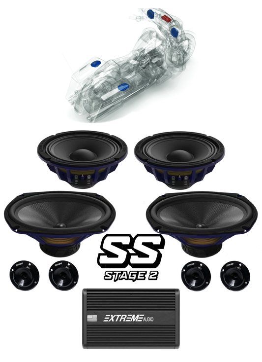 CVO® | Street Glide® | STAGE 2 | "SS" Plug & Play Audio Kit (1998-2013)