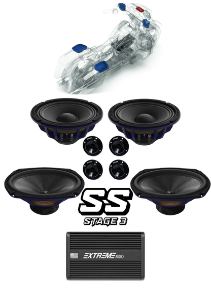 Street Glide® | STAGE 3 | "SS" Plug & Play Audio Kit (2024+)