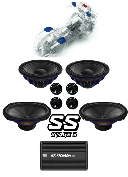 Street Glide® | STAGE 3 | "SS" Plug & Play Audio Kit (2024+)