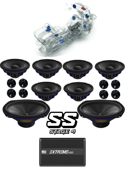 CVO® | Street Glide® | STAGE 4 | "SS" Plug & Play Audio Kit (1998-2013)