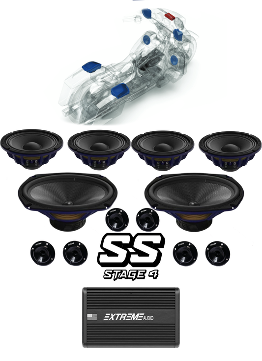Street Glide® | STAGE 4 | "SS" Plug & Play Audio Kit (2014-2023)