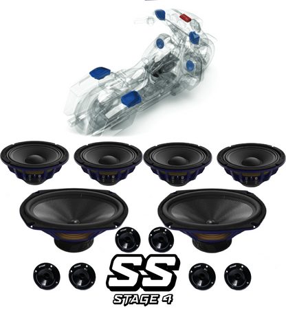Street Glide® | STAGE 4 | "SS" Plug & Play Audio Kit (1998-2013)