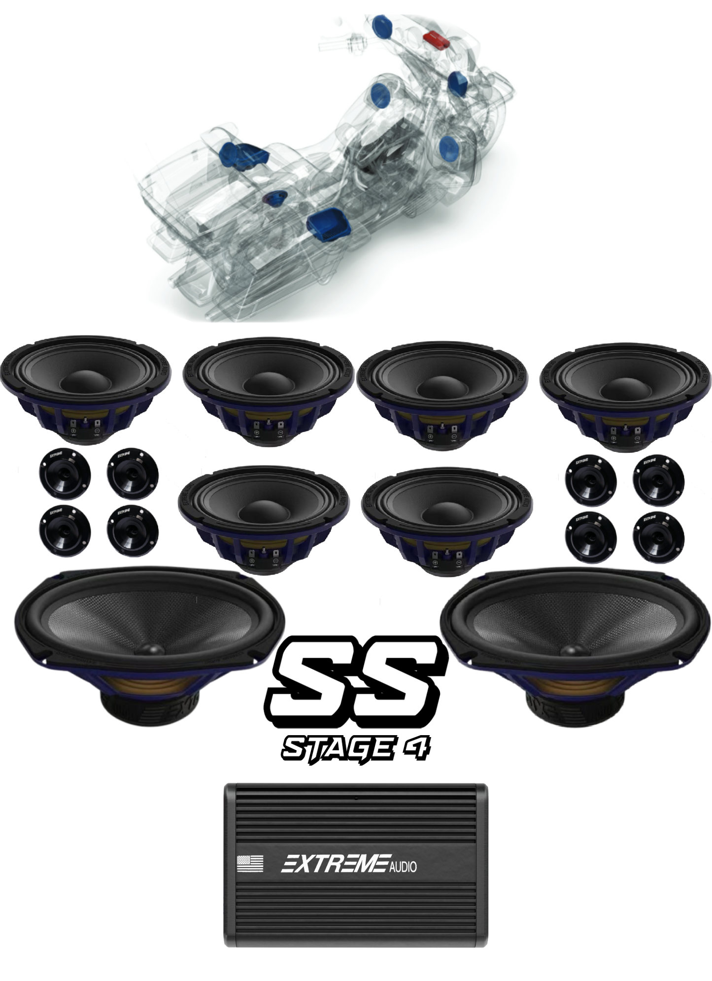 Ultra | STAGE 4 | "SS" Plug & Play Audio Kit (1998-2013)
