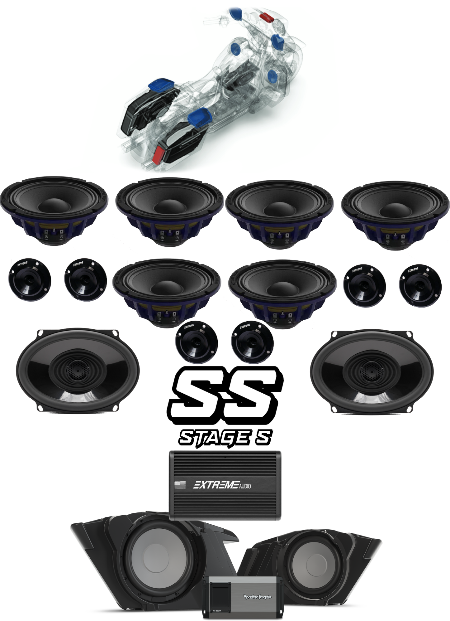 Ultra | "SS" Plug & Play Speaker Kit (2014-2023)