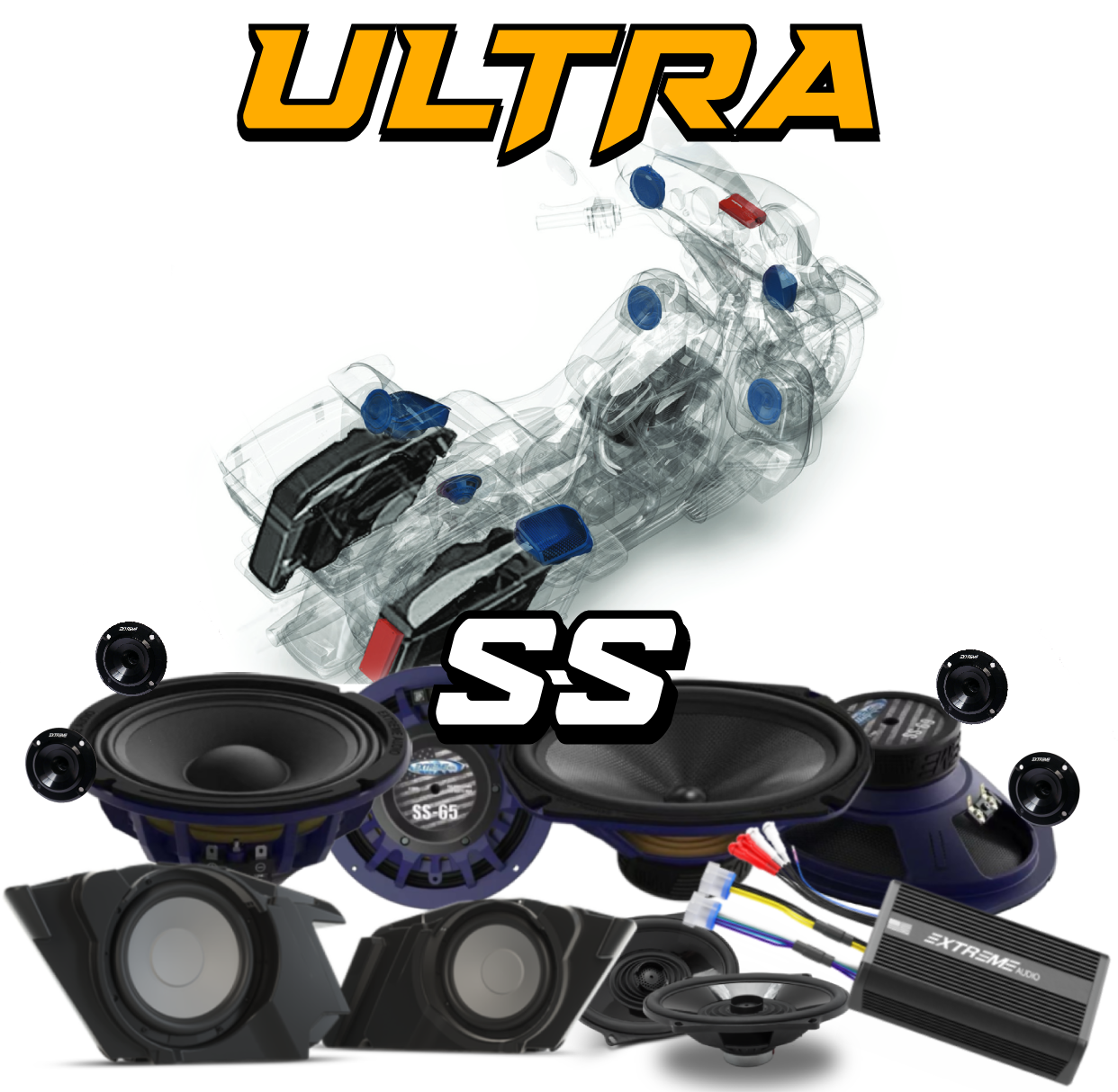 Ultra | "SS" Plug & Play Speaker Kit (2014-2023)