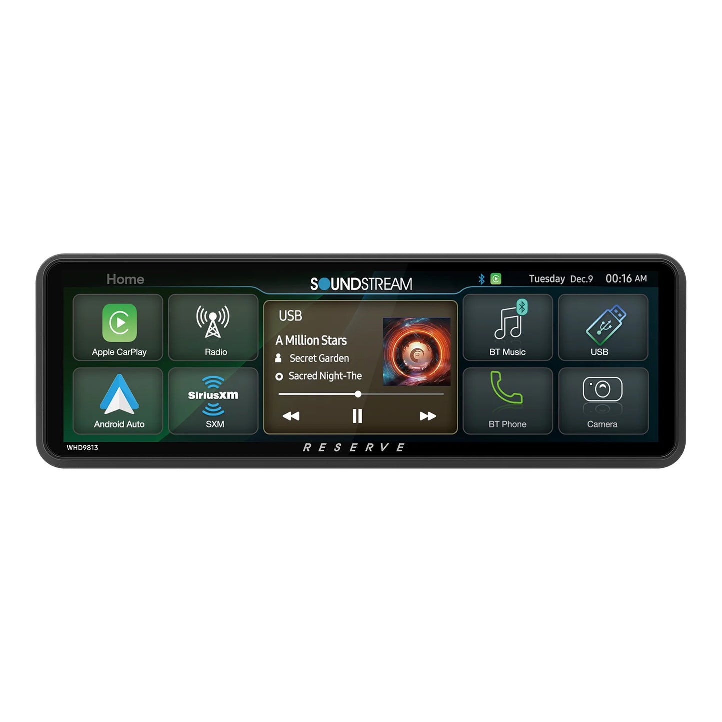 WHD.9813 | Soundstream Reserve - Plug & Play Head Unit For Harley Davidson® Touring Motorcycles (1998-2013)